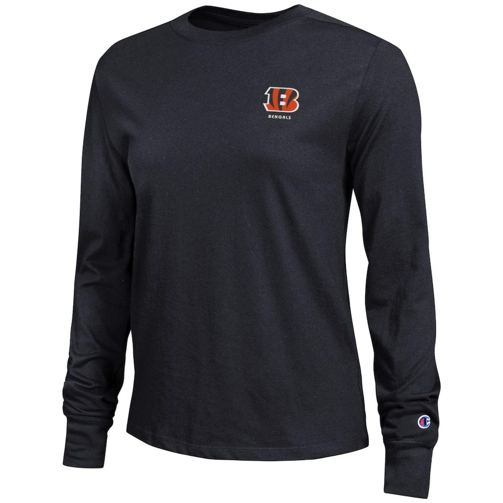 Cincinnati Bengals Champion Women's Core Long-Sleeve T-Shirt Black - NFL