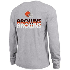 Cleveland Browns Champion Women's Core Long-Sleeve T-Shirt Heather Gray - NFL