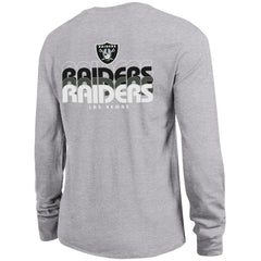 Las Vegas Raiders Champion Women's Core Long-Sleeve T-Shirt Heather Gray - NFL