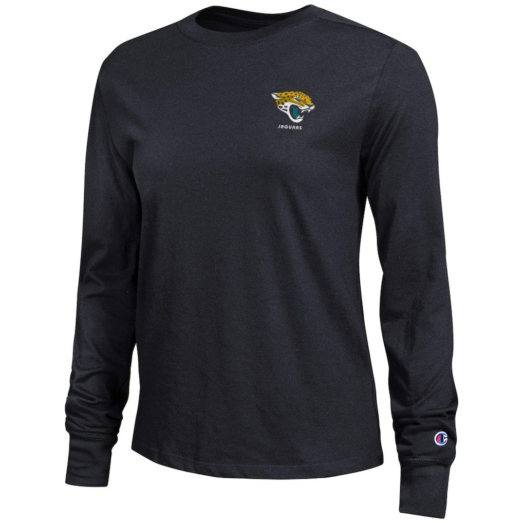 Jacksonville Jaguars Champion Women's Core Long-Sleeve T-Shirt Black - NFL