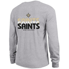New Orleans Saints Champion Women's Core Long-Sleeve T-Shirt Heather Gray - NFL