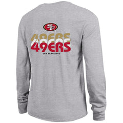 San Francisco 49ers Champion Women's Core Long-Sleeve T-Shirt Heather Gray - NFL