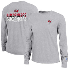 Tampa Bay Buccaneers Champion Women's Core Long-Sleeve T-Shirt Heather Gray - NFL