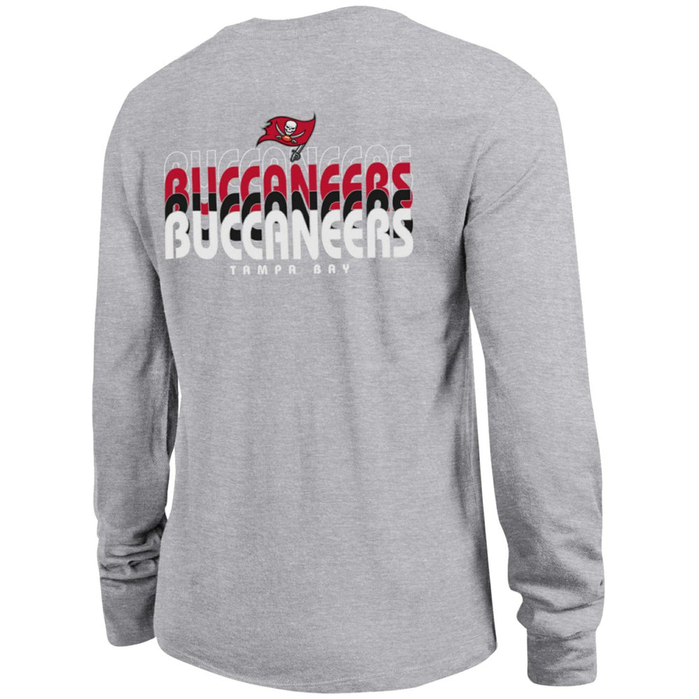 Tampa Bay Buccaneers Champion Women's Core Long-Sleeve T-Shirt Heather Gray - NFL
