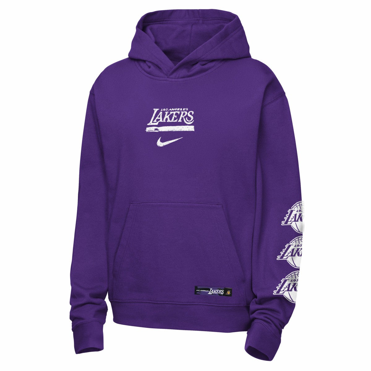 Nike - Los Angeles Lakers Youth Courtside Club Premiere Hoodie - Purple