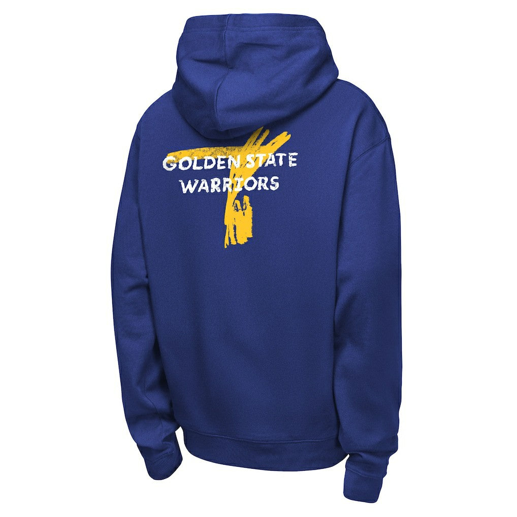 Nike - Golden State Warriors Youth Courtside Club Premiere Hoodie - Royal