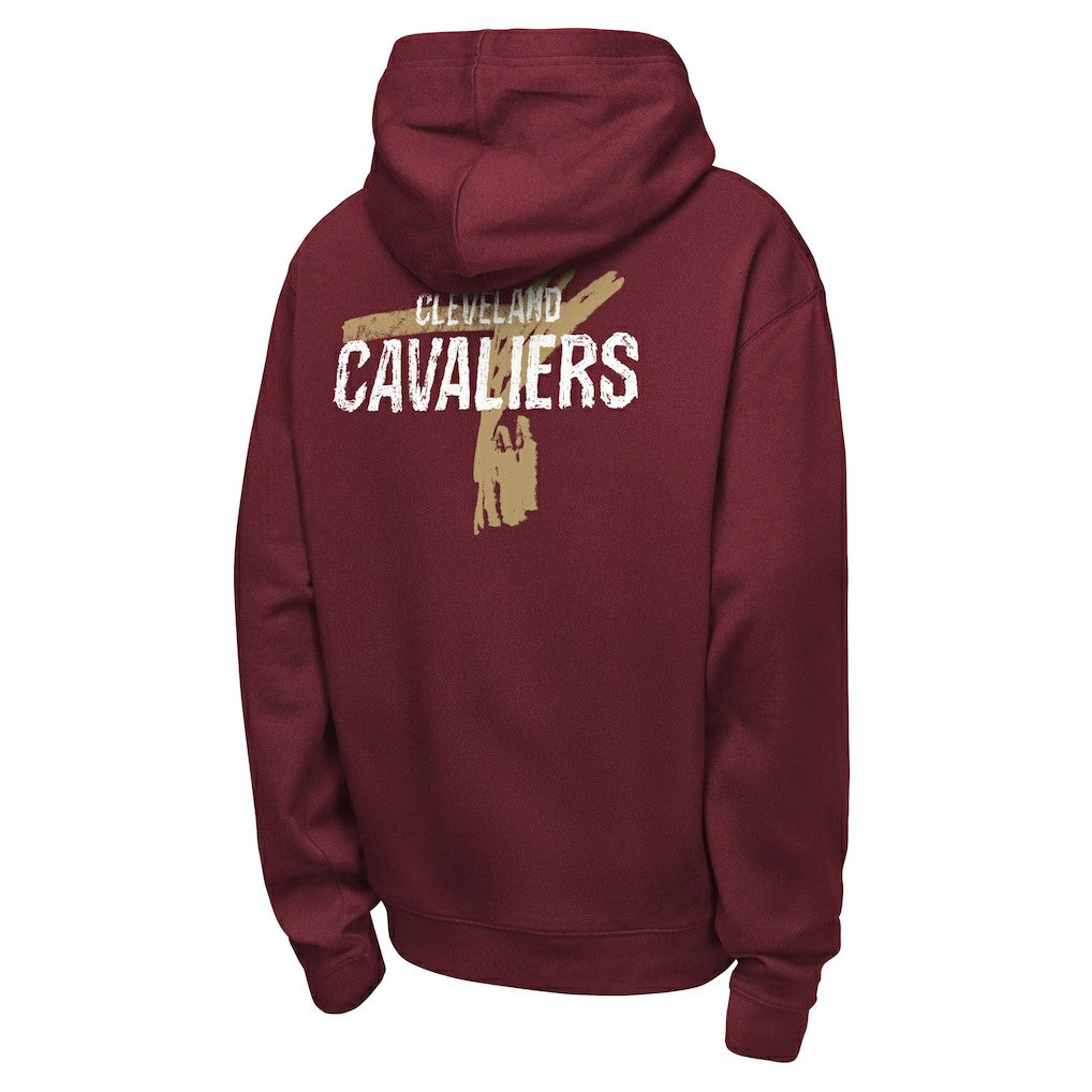 Nike - Cleveland Cavaliers Youth Courtside Club Premiere Hoodie - Wine