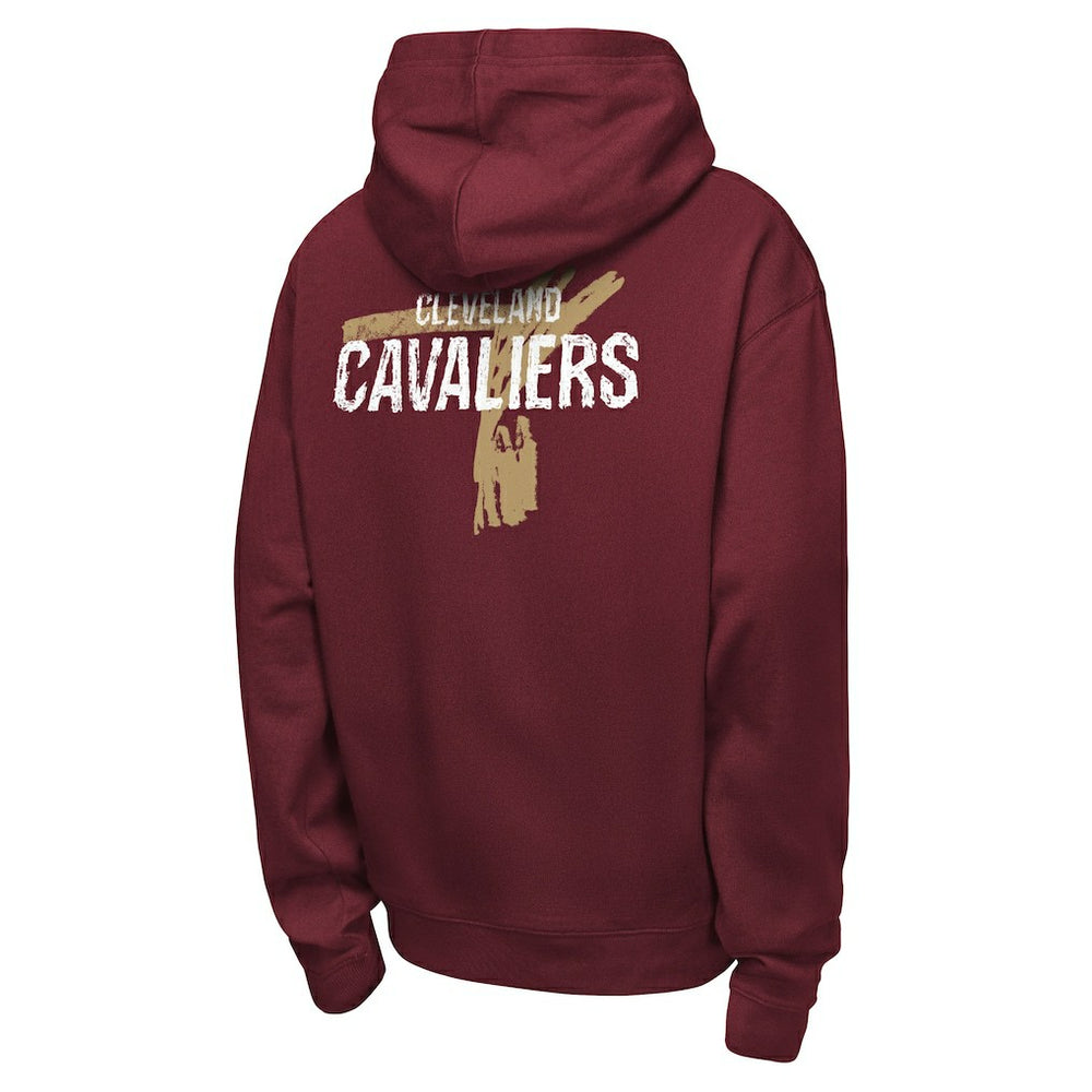 Nike - Cleveland Cavaliers Youth Courtside Club Premiere Hoodie - Wine