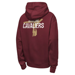 Nike - Cleveland Cavaliers Youth Courtside Club Premiere Hoodie - Wine