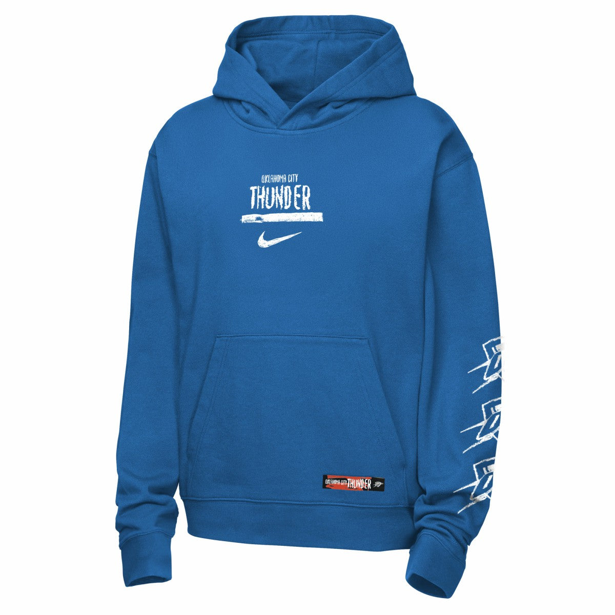 Nike - Oklahoma City Thunder Youth Courtside Club Premiere Hoodie - Blue