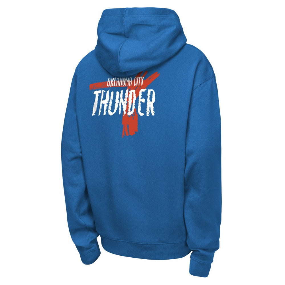 Nike - Oklahoma City Thunder Youth Courtside Club Premiere Hoodie - Blue