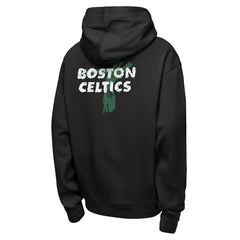Nike - Boston Celtics Youth Courtside Club Premiere Hoodie - Black