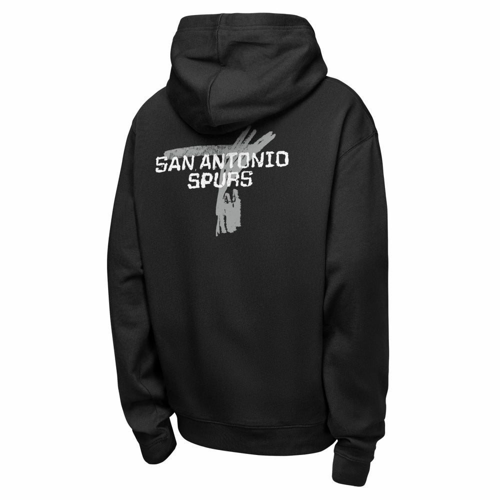 Nike - San Antonio Spurs Youth Courtside Club Premiere Hoodie - Black