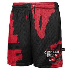 Nike - Chicago Bulls Youth Courtside Pro Shot Dri-FIT Mesh Practice Shorts - Black/Red