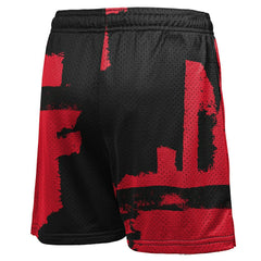 Nike - Chicago Bulls Youth Courtside Pro Shot Dri-FIT Mesh Practice Shorts - Black/Red