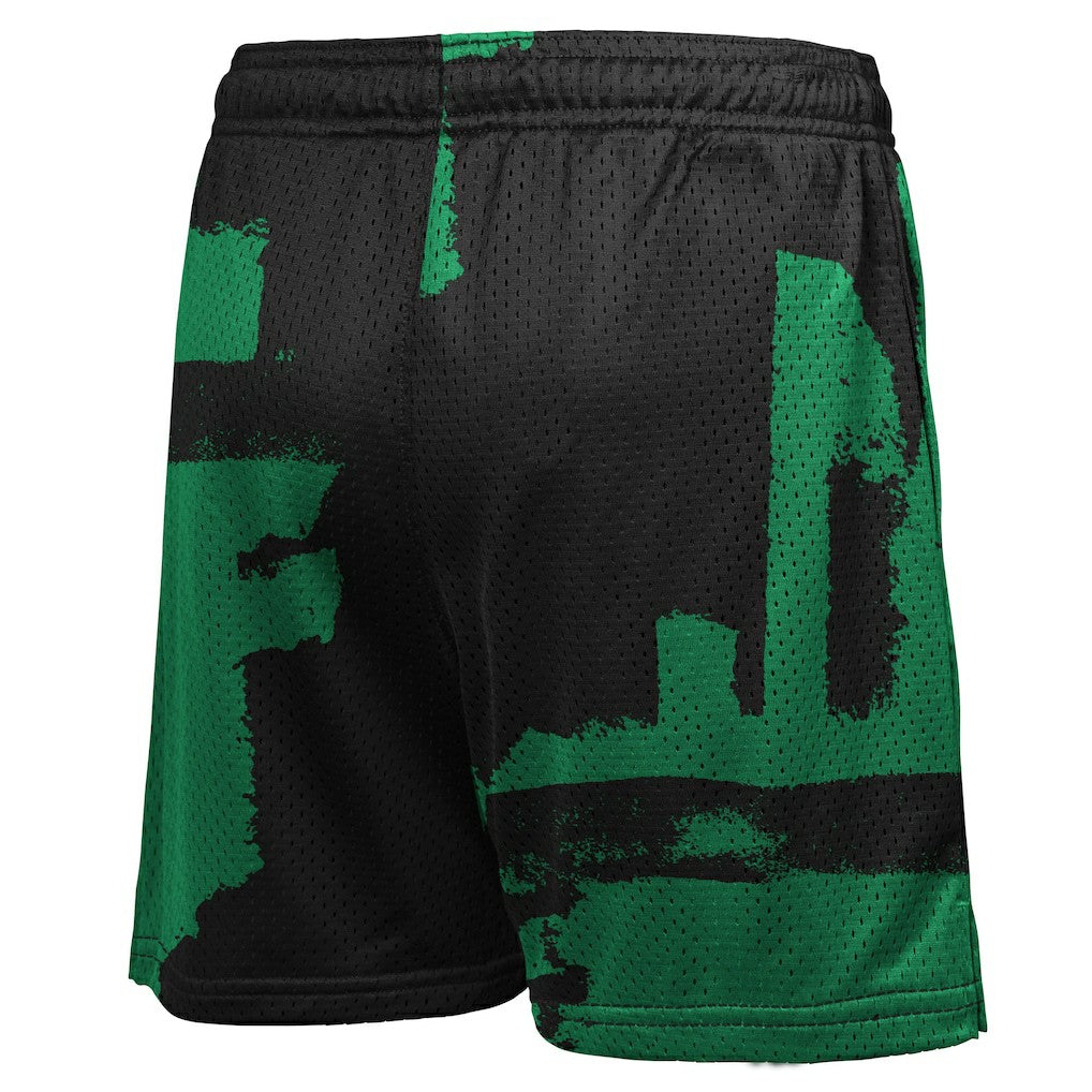 Nike - Boston Celtics Youth Courtside Pro Shot Dri-FIT Mesh Practice Shorts - Black/Kelly Green