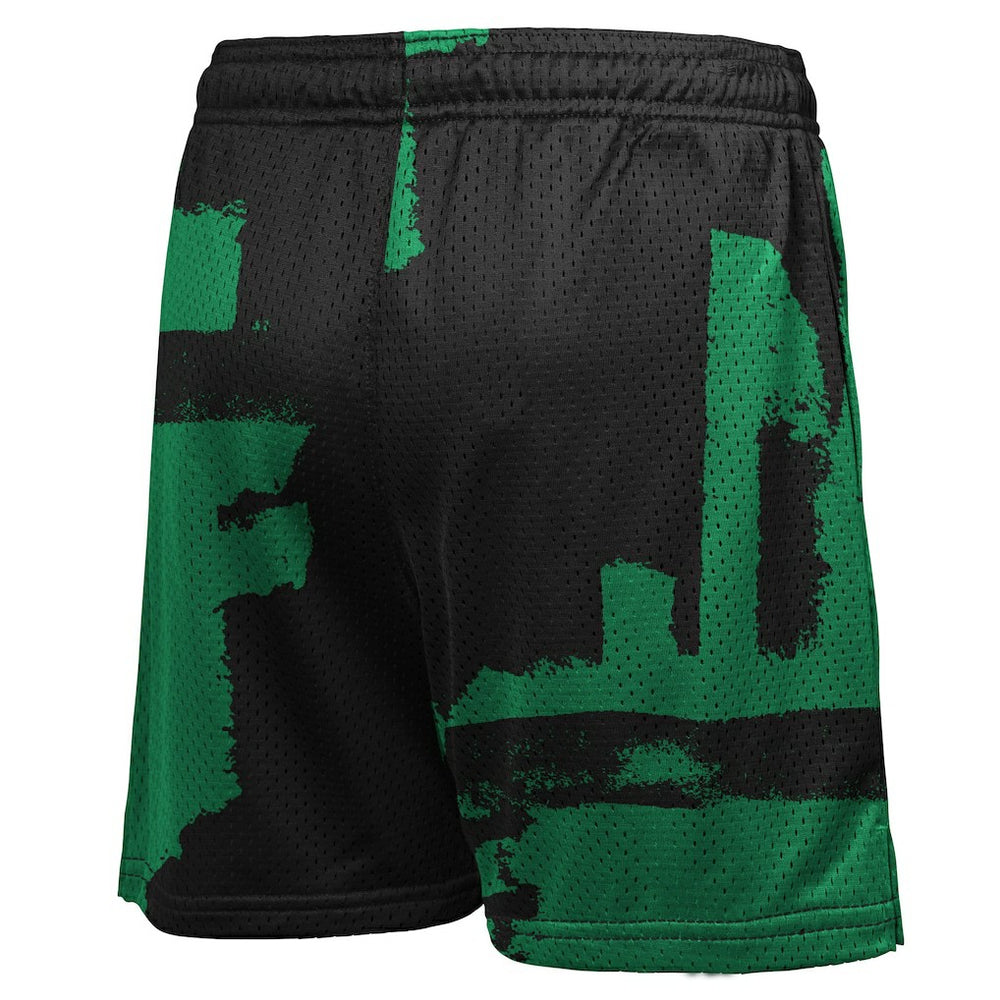 Nike - Boston Celtics Youth Courtside Pro Shot Dri-FIT Mesh Practice Shorts - Black/Kelly Green