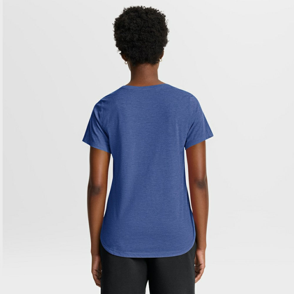 Chicago Cubs Nike Women's Arched Tri-Blend T-Shirt Online