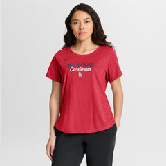 St. Louis Cardinals Nike Women's Arched Tri-Blend T-Shirt for sale