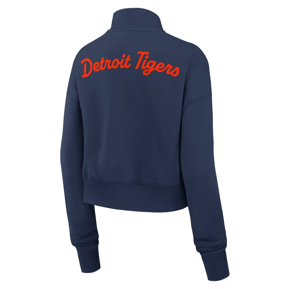 Detroit Tigers Nike Women's Primetime Phoenix Fleece Half-Zip Sweatshirt Lifestyle