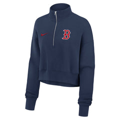 Boston Red Sox Nike Women's Primetime Phoenix Fleece Half-Zip Sweatshirt Lifestyle