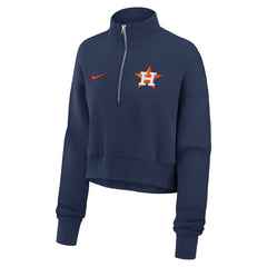 Houston Astros Nike Women's Primetime Phoenix Fleece Half-Zip Sweatshirt for sale