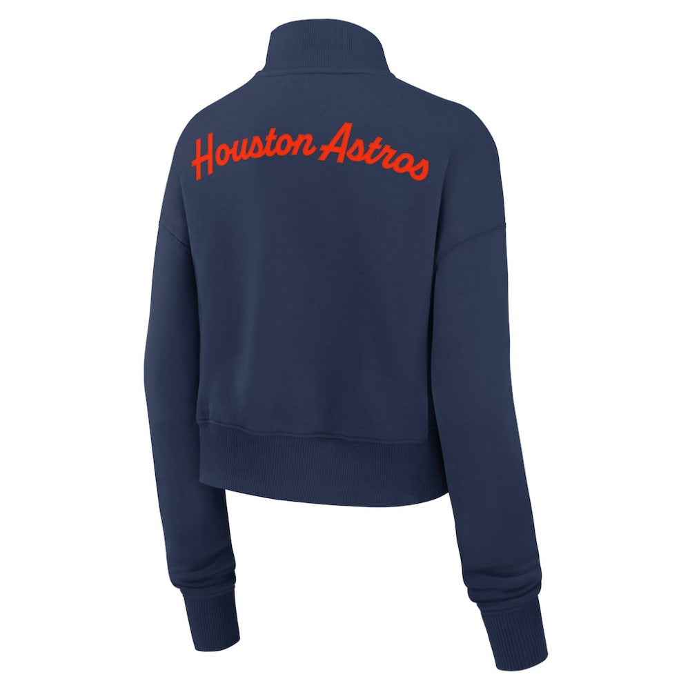 Houston Astros Nike Women's Primetime Phoenix Fleece Half-Zip Sweatshirt for sale