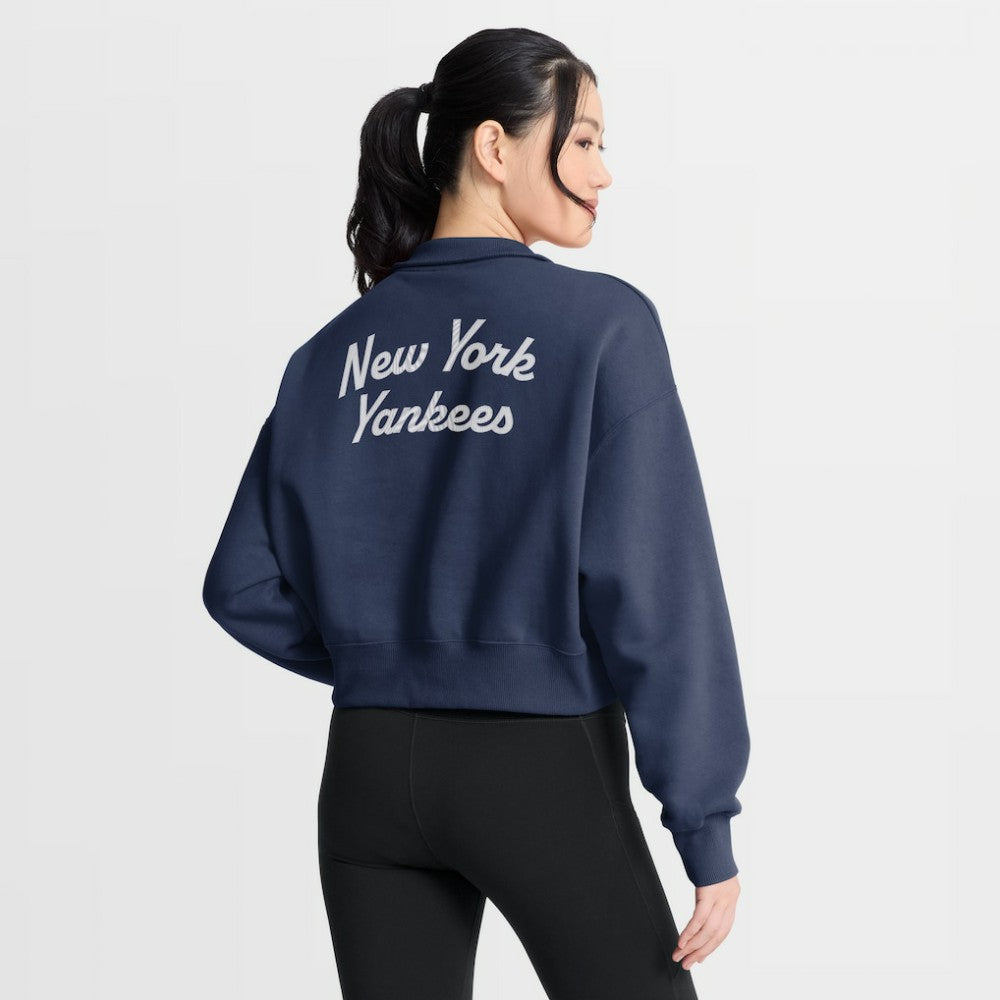 New York Yankees Nike Women's Primetime Phoenix Fleece Half-Zip Sweatshirt Sale