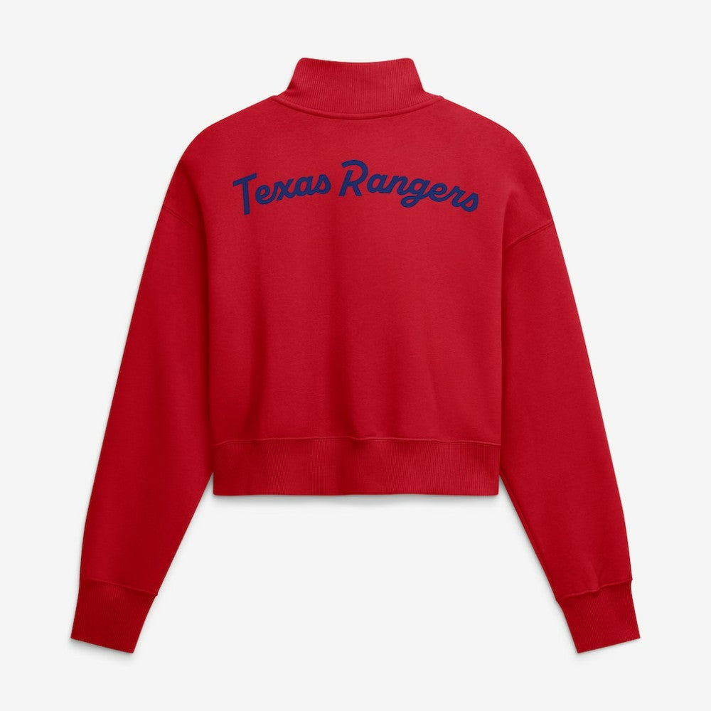 Texas Rangers Nike Women's Primetime Phoenix Fleece Half-Zip Sweatshirt Online