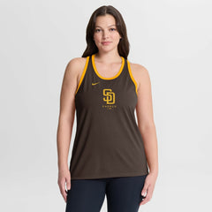 San Diego Padres Nike Women's Tri-Blend Dri-FIT Racerback Tank Top Sale