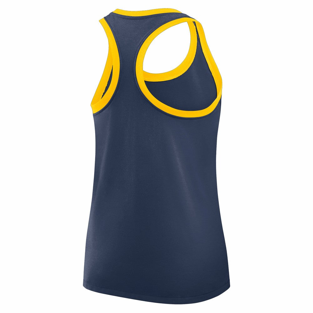 Milwaukee Brewers Nike Women's Tri-Blend Dri-FIT Racerback Tank Top Lifestyle