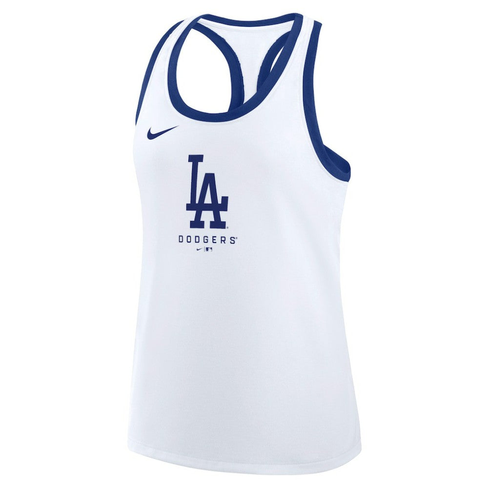 Los Angeles Dodgers Nike Women's Tri-Blend Dri-FIT Racerback Tank Top Near Me