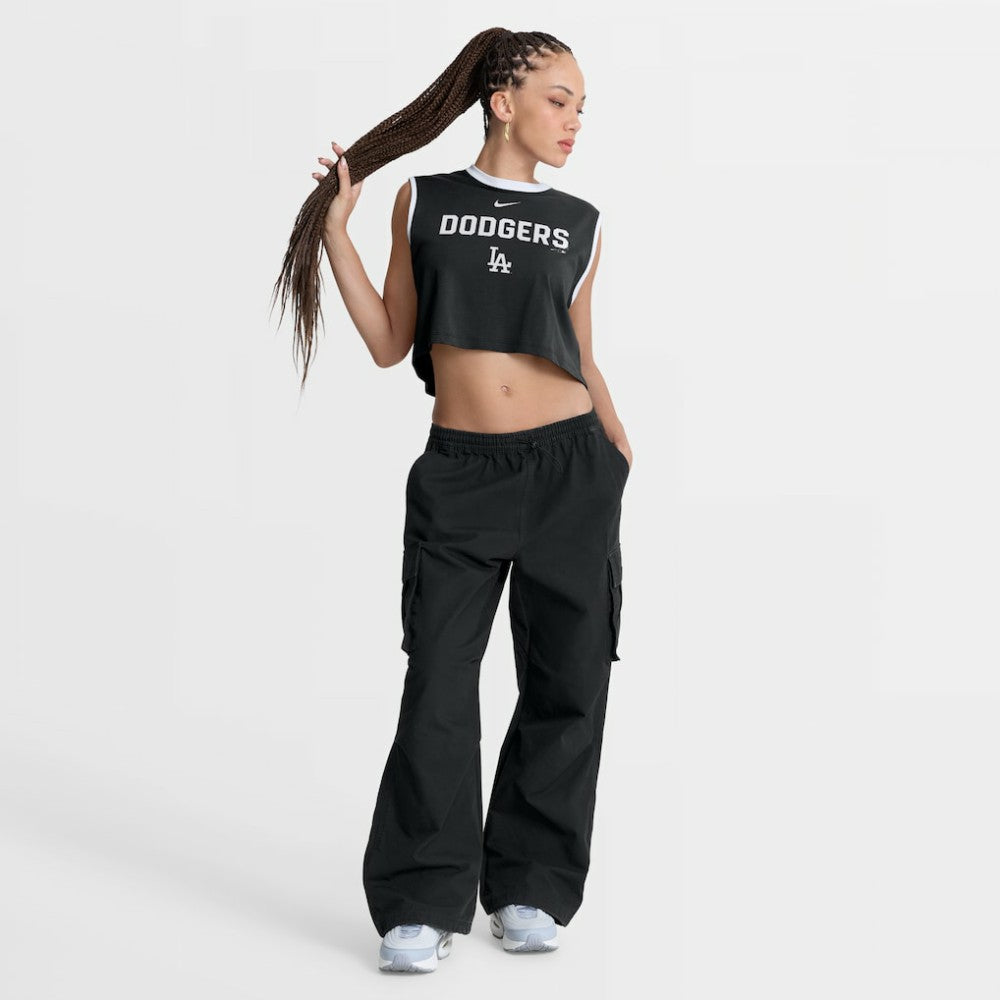 Los Angeles Dodgers Nike Women's Primetime Loose Dri-FIT Cropped Tank Top On Sale