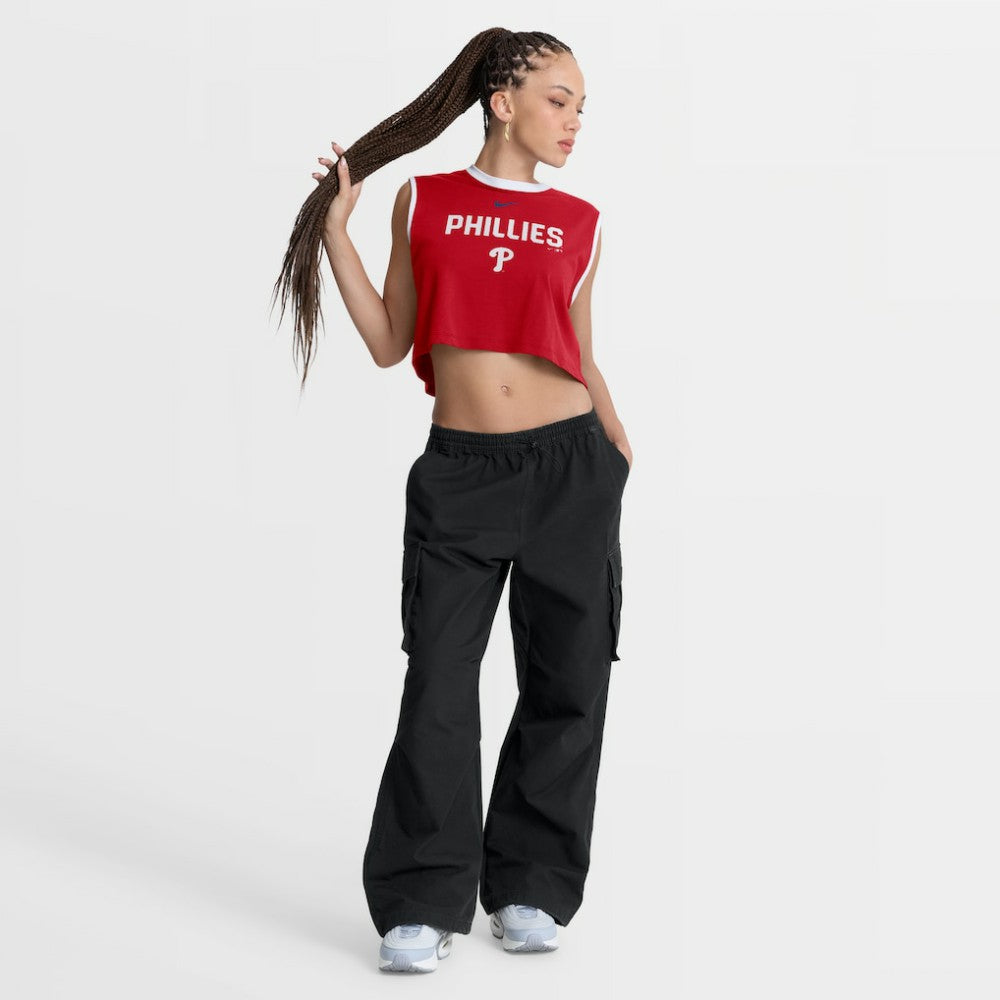 Philadelphia Phillies Nike Women's Primetime Loose Dri-FIT Cropped Tank Top discount