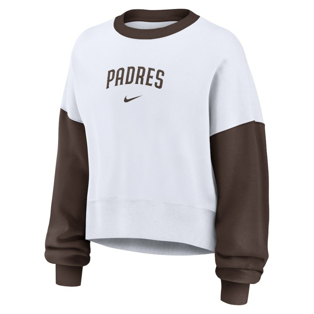 San Diego Padres Nike Women's Oversized High Hip Fleece Sweatshirt Sale