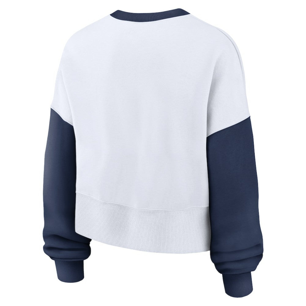 Boston Red Sox Nike Women's Oversized High Hip Fleece Sweatshirt Online