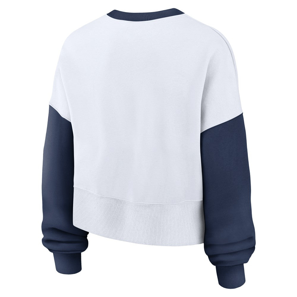 Cleveland Guardians Nike Women's Oversized High Hip Fleece Sweatshirt On Sale