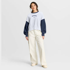 Milwaukee Brewers Nike Women's Oversized High Hip Fleece Sweatshirt Online