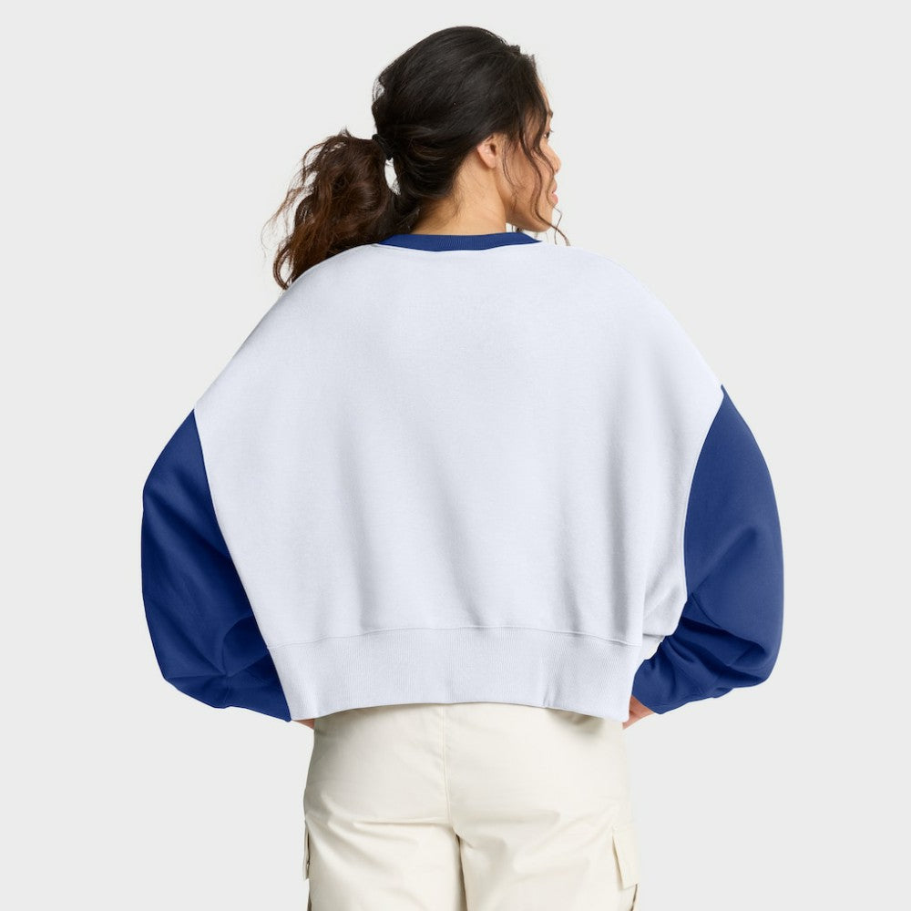Chicago Cubs Nike Women's Oversized High Hip Fleece Sweatshirt Lifestyle