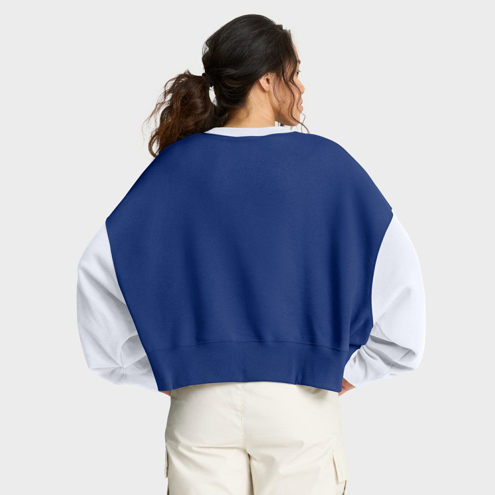 New York Mets Nike Women's Oversized High Hip Fleece Sweatshirt Near Me