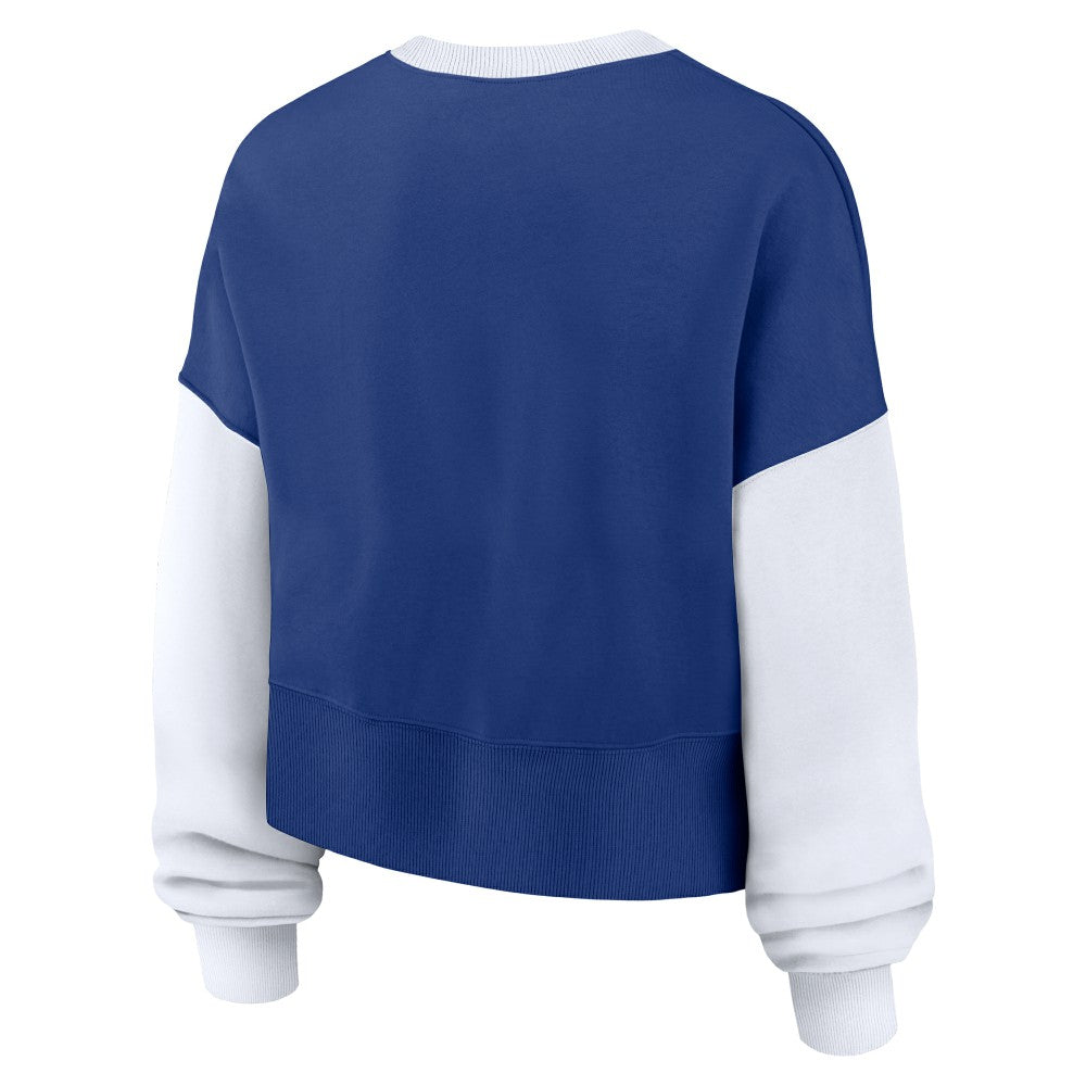 New York Mets Nike Women's Oversized High Hip Fleece Sweatshirt Near Me