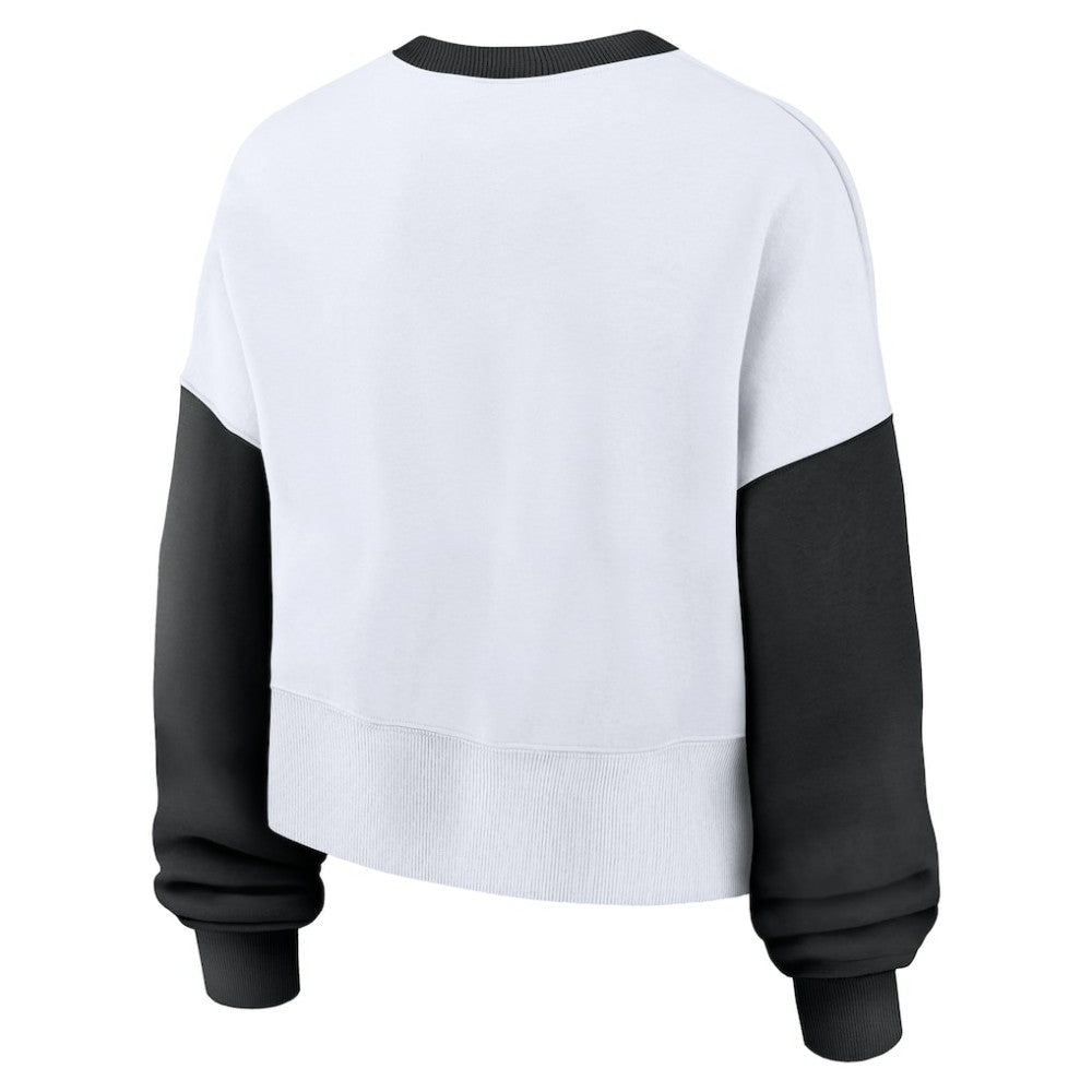Baltimore Orioles Nike Women's Oversized High Hip Fleece Sweatshirt Clearance