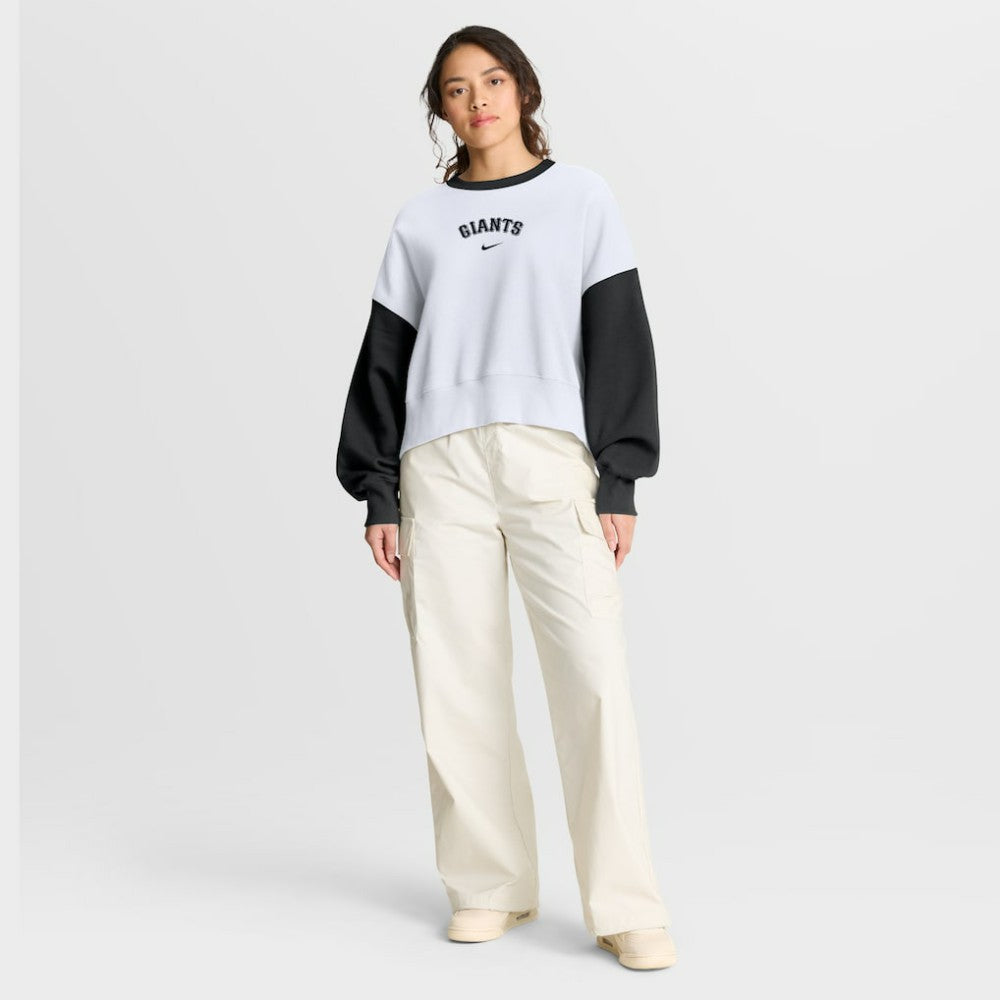 San Francisco Giants Nike Women's Oversized High Hip Fleece Sweatshirt On Sale