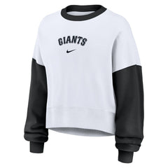 San Francisco Giants Nike Women's Oversized High Hip Fleece Sweatshirt On Sale