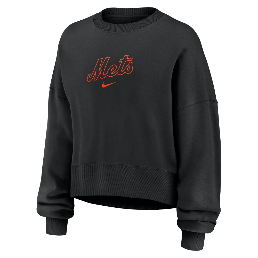 New York Mets Nike Women's Oversized Primetime Sweatshirt Lifestyle