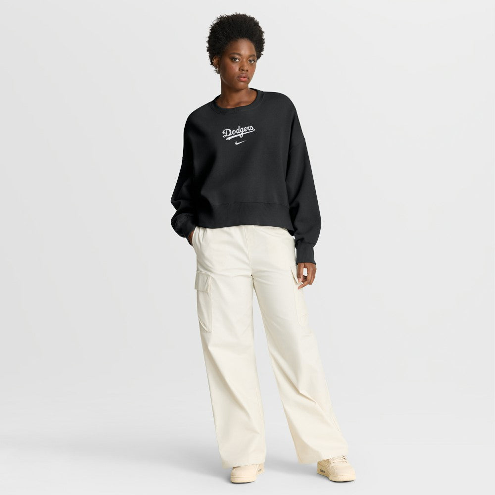 Los Angeles Dodgers Nike Women's Oversized Primetime Sweatshirt On Sale
