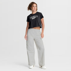 Los Angeles Dodgers Nike Women's Mod Cropped T-Shirt discount