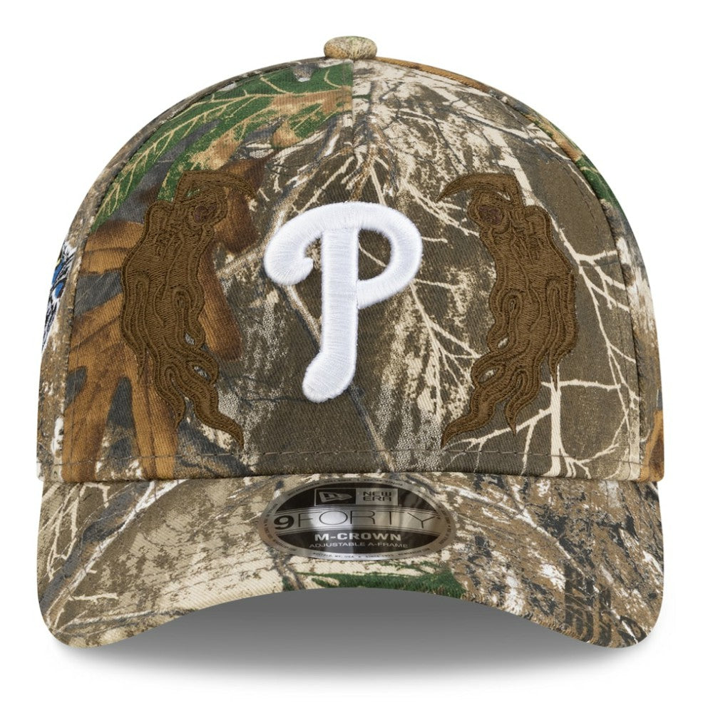 Philadelphia Phillies New Era x Warren Lotas Realtree 9FORTY A-Frame M-Crown Adjustable Hat On Sale