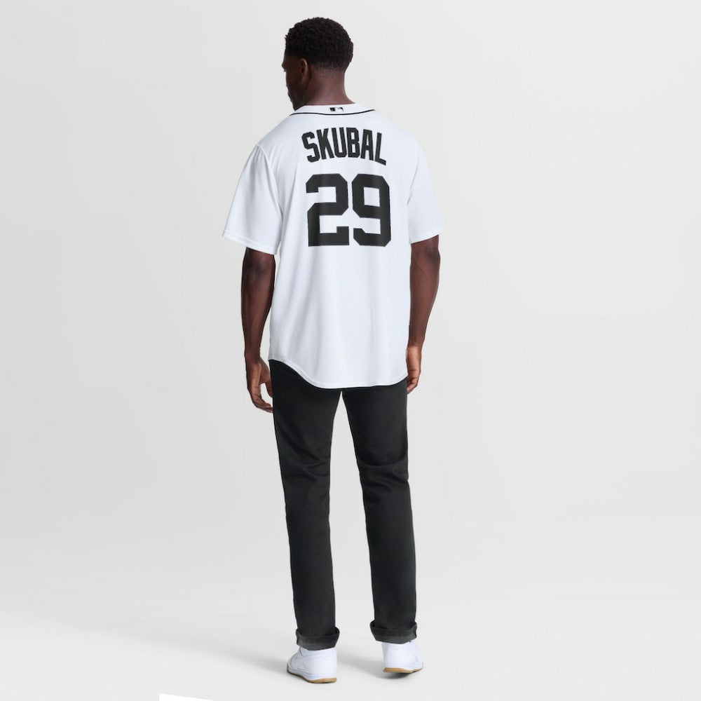 Tarik Skubal Detroit Tigers Nike Home Replica Jersey - White | MLB Jerseys