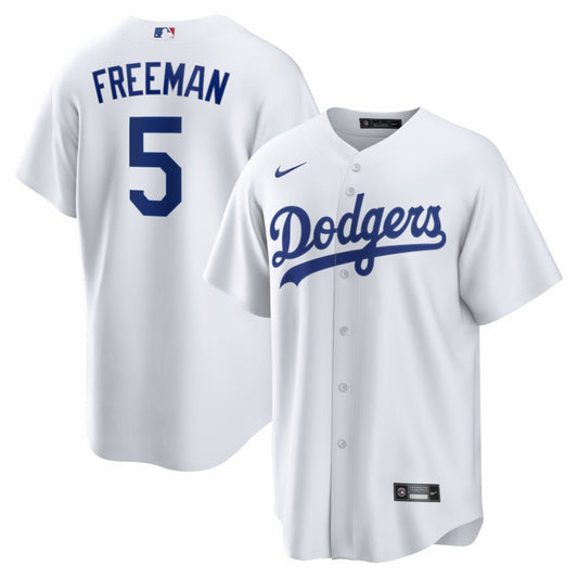Freddie Freeman Los Angeles Dodgers Nike Home Replica Jersey - White | MLB Jerseys